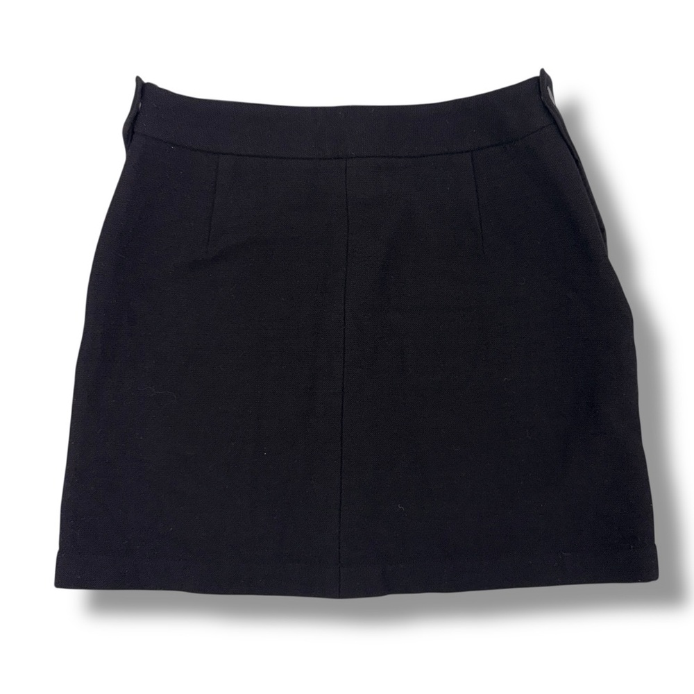 Chanel Coco Mark Button Mini Skirt Black – FR 36 (US 4)